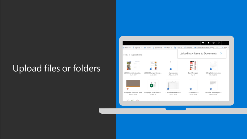 写真やファイルを OneDrive にアップロードする - Microsoft サポート
