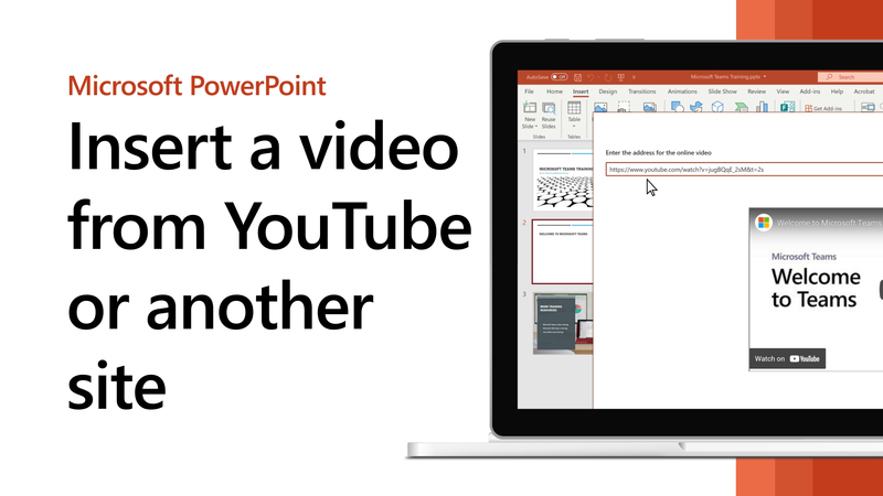Embed youtube video in powerpoint discount