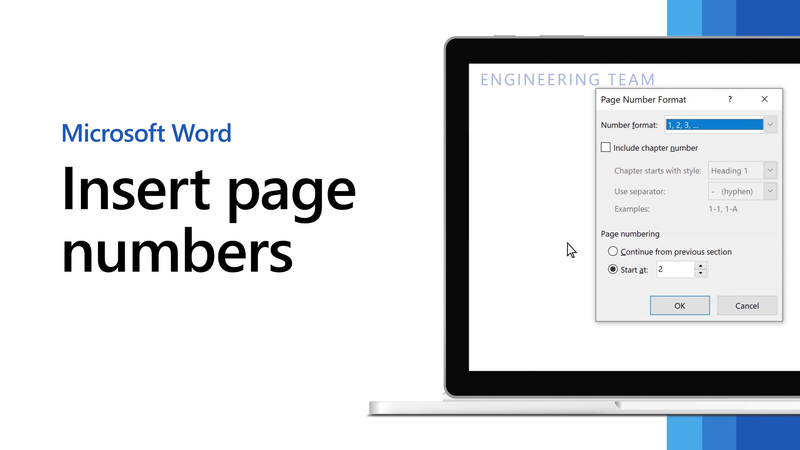 ページ番号を挿入する - Microsoft サポート