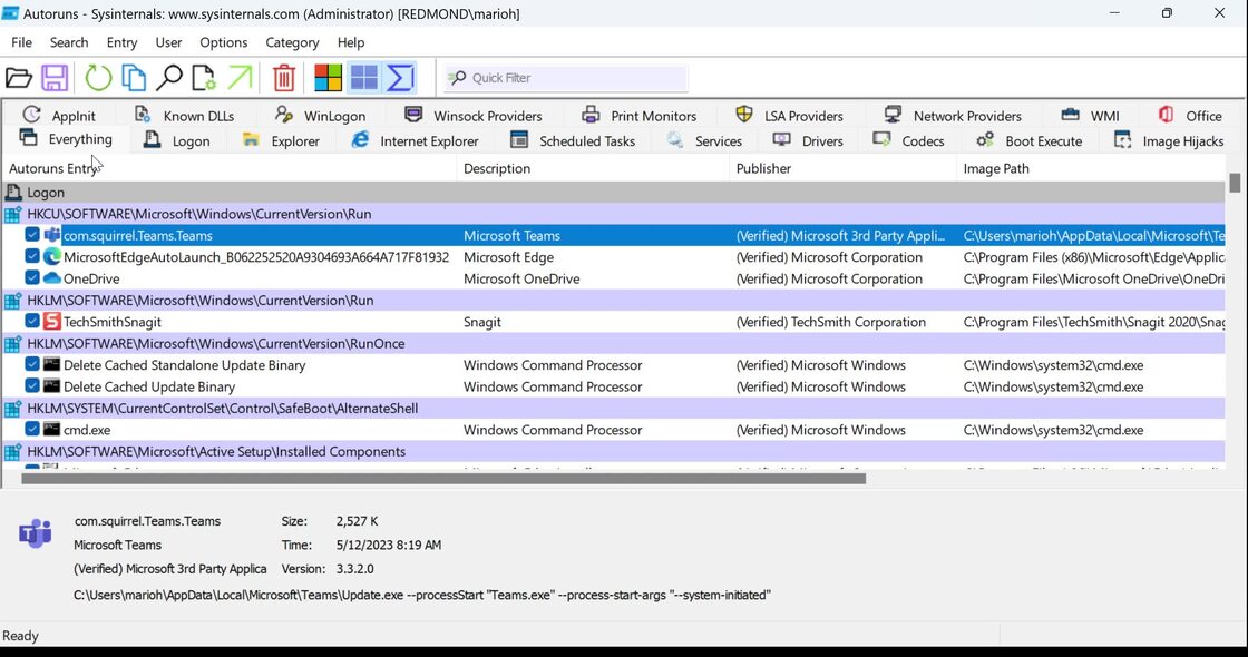 Autoruns v14.11 工具介绍|福利之家